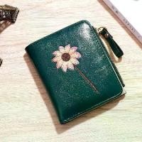 ราคา กระเป๋าสตางค์ Niche สำหรับผู้หญิง สไตล์สั้น หนังนิ่ม ปักดอกทานตะวัน นักเรียนเกาหลีและญี่ปุ่นใหม่ ที่ใส่บัตร บาง เหมาะสำหรับ Gucci กระดิ่ง และ กระเป๋ากรัมเพชร 2025 มาใหม่ (1731707907599009125)
