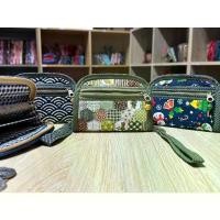 ราคา [จัดส่งทันที] A018 กระเป๋าสตางค์5”ซิปรอบ รุ่น2 แฮนด์เมด ใส่บัตร ใส่แบ้ง มีซิปกลาง (1732190795426990964)