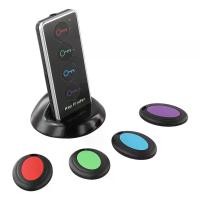 ราคา ตัวระบุตำแหน่งกุญแจไร้สาย 4-in-1 ช่วง 15-30 ม. เตือนเสียงดัง 80dB เหมาะสำหรับกุญแจ กระเป๋าสตางค์ และสัตว์เลี้ยง ไม่ต้องใช้แอพ อายุแบตเตอรี่ 6 เดือน (1732024806239536199)