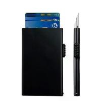 ราคา กล่องใส่บัตรเครดิต, การป้องกันการปลดออกจากบัตรเครดิตอัตโนมัติ RFID, ที่ใส่บัตรป้องกันการโจรกรรม, ที่ใส่นามบัตร, กระเป๋าสตางค์ (1732116310787328045)