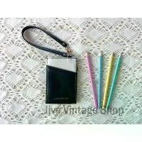 ราคา กระเป๋าสตางค์ ใส่บัตร/ใส่เหรียญ แบรนด์ญี่ปุ่น มีสายคล้องมือ ช่องใส่บัตรเยอะ หนัง pu ทรีโทน มือสองสภาพดีจากตู้ญี่ปุ่น COD (1732065410980153265)