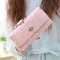 ราคา กระเป๋าสตางค์ใบยาวสำหรับผู้หญิง แฟชั่นสามพับ หัวเข็มขัดมงกุฎเพชร เวอร์ชั่นนักเรียนน่ารัก กระเป๋าสตางค์ Billfold ใหม่ (1729952898386987660)