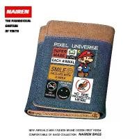 ราคา กระเป๋าสตางค์ Super Mario, กระเป๋าใส่เหรียญผู้ชาย, ดีไซน์หนึ่งสองในหนึ่งเดียว, สามพับ, วัสดุเดนิม, เหมาะสำหรับนักศึกษาวิทยาลัย, ทนทาน, ทันสมัย (1732012950448278267)