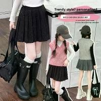 ราคา กระโปรงสั้น, แฟชั่นฤดูใบไม้ผลิ, เสื้อผ้าเด็กผู้หญิง, กางเกงนิรภัย, กระโปรง Midi, กลิตเตอร์, กระโปรงพลีทครึ่งตัว, เหมาะสำหรับเด็กกลางและใหญ่ (1731638345757525528)