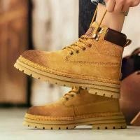 ราคา รองเท้าบูทสูงสำหรับผู้ชาย, กลางแจ้ง, กันลื่น, หนัง, ผูกเชือก, แฟชั่น, รองเท้าบูทหุ้มข้อมอเตอร์ไซค์, รองเท้าบูทผู้ชาย, Botas, สไตล์ลำลอง (1731075638589622780)