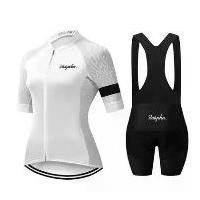 ราคา ชุดเสื้อปั่นจักรยาน RAPHA สำหรับผู้หญิง แขนสั้น กลางแจ้ง มาใหม่ รวมกางเกงขาสั้นเอี๊ยม เสื้อสำหรับปั่นจักรยานเสือหมอบ รุ่นทีม เหมาะสำหรับฤดูร้อน (1732136261766710539)