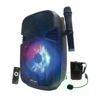 ราคา McRock ลำโพงบลูทูธ 10 นิ้ว แถมไมโครโฟน รุ่น DHT-721DT(A10) ช่วยสอน ล้อลาก กลางแจ้ง (1730217008024488542)