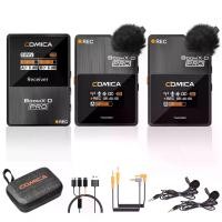 ราคา ไมโครโฟนไร้สาย Lavalier, COMICA BoomX-D PRO, เข้ากันได้กับ iPhone, Android, กล้อง, พีซี, ไมค์ปก, พร้อมพื้นที่เก็บข้อมูล 16GB, แทร็กเสียงที่ปลอดภัย, ตัดเสียงรบกวน, เหมาะสำหรับการบ (1731988153976981297)