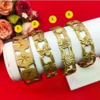 ราคา กำไล C ทองเหลืองฉลุลาย ฟรีไซส์ ทองเหลืองโบราณ งานดิบ ไม่ได้ชุบ ทองเหลืองแท้ ใส่ได้ทุกโอกาส พร้อมส่ง (1732049736402699285)