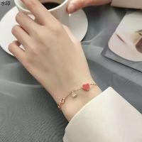 ราคา คลังสินค้า กำไล กำไลข้อมือ สร้อยข้อมือ ประดับเพชร เครื่องประดับ แฟชั่น เครื่องประดับแฟชั่นผู้หญิง รูปหัวใจ แนวสาวเกาหลี B8 (1732034746160416494)