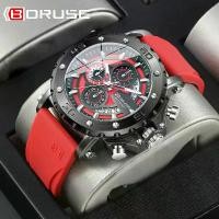 ราคา BORUSE นาฬิกาสำหรับผู้ชาย แบรนด์ สีแดง ซิลิโคน ควอตซ์ นาฬิกาข้อมือ ผู้ชาย ธุรกิจ นาฬิกาข้อมือลำลอง ชาย กีฬา นาฬิกากันน้ำ (1730892604550187776)
