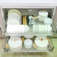 ราคา ตะแกรงเหล็กคว่ำจาน ตะแกรงสแตนเลสคว่ำจาน ตะแกรงลิ้นชักคว่ำจาน ชั้นวางจาน ครัว ที่คว่ำชามจาน สแตนเลส ที่วางจานสแตนเลส 2 ชั้น (1729598863084587087)