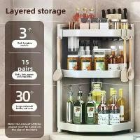 ราคา ชั้นเก็บของในครัว, ชั้นวางสามเหลี่ยมมัลติฟังก์ชั่น, สำหรับเคาน์เตอร์และมุม, ชั้นเก็บโถเครื่องเทศติดผนัง ของ ใช้ ใน ครัว ชั้น วาง สินค้า มินิมาร์ท (1732088935593707112)