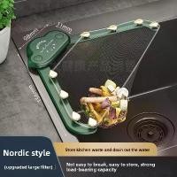 ราคา ชั้นวางท่อระบายน้ำอ่างล้างจาน, ชั้นวางอ่างล้างจานผัก, ตะกร้าระบายน้ำอาหารสามเหลี่ยม, เหมาะสำหรับอ่างล้างจานในครัว, ที่วาง อะคริลิค โชว์ อาหาร แผง ขาย ของ ตลาดนัด อะคริลิค โ (1732051194451429299)