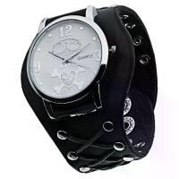 ราคา นาฬิกาข้อมือหนัง, แบรนด์แฟชั่น, ดีไซน์หัวกะโหลก, การเคลื่อนไหวควอทซ์, สไตล์พังก์, สำหรับผู้ชายและผู้หญิง, เหมาะสำหรับวันเกิด, คริสต์มาส, และวันฮาโลวีน, ของขวัญที่ดี (1731040552987298399)