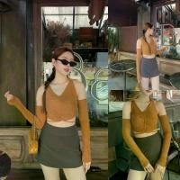 ราคา SLYQ MADE MONACO CUT OUT SHOULDER KNIT TOP เสื้อครอปผ้ายืดร่องไหมพรมเว้าไหล่ งานตัดของที่ร้าน ขาว แดง คริสต์มาส ฟ้า น้ำตาล (1729541198626851096)