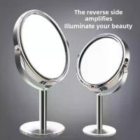 ราคา กระจกแต่งหน้าตั้งโต๊ะ HD สไตล์ยุโรป กระจกสองด้าน กระจกเจ้าหญิง กระจกโต๊ะเครื่องแป้งกำลังขยาย เหมาะสำหรับหอพักนักเรียน ความงาม (1732096727793371086)