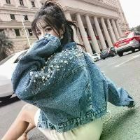 ราคา เสื้อแจ็คเก็ตยีนส์ ลูกปัด สำหรับผู้หญิง สไตล์เกาหลี ทรงหลวม เหมาะสำหรับนักเรียน เสื้อยีนส์ เสื้อผู้หญิงเล็ก ฤดูใบไม้ผลิและฤดูใบไม้ร่วง แฟชั่นใหม่ สงกรานต์ ชุด รัดรูป สาวอวบ ค็อกเ (1731818543222850914)