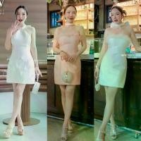 ราคา <พร้อมส่ง> PACHARA มินิเดรส แต่งปักขนนก มาพร้อมเข็มกลัดโบว์ใหญ่ สวยเรียบหรูดูดี สีขาว สีชมพู ใส่ออกงาน งานแต่ง ดินเนอร์ ผู้หญิง เสื้อผ้า Clothing Dress Women Lady ชุด (1729722026084370738)