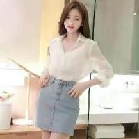 ราคา เสื้อคาร์ดิแกน แขนยาว ผ้าชีฟอง สีขาว สำหรับผู้หญิง ระบายอากาศได้ดี และบาง เหมาะสำหรับฤดูร้อน อเนกประสงค์ ทันสมัย มาใหม่ เสื้อสไตล์ เ ส ื ้ อ อก 50 เสื้อ ครอป แขน ตุ๊กตา (1731335474283382551)