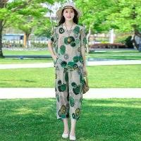 ราคา ชุดผ้าลินินผ้าไหม แฟชั่นสําหรับคุณแม่ วัยกลางคน และผู้สูงอายุ ชุด 2 ชิ้น แขนสั้น เหมาะกับฤดูร้อน แคดดี้ ชุด รัด ๆ ชุด นีออน ฟรุ้งฟริ้ง ชุด ไป งานแต่ง สี ขาว ชุด เซต ผ้ (1732282207996054127)