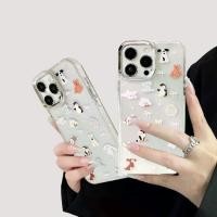 ราคา เคสกล้องขอบเงิน เคสใส ลายการ์ตูน case เคสซัมซุง A05 A05S A14 A15 A23 A34 A53 A54 A55 เคส ซัมซุง A05/S (1730526715498433161)