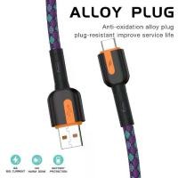 ราคา สายชาร์จ สายชาร์จเร็ว Android micro USB Cable สายชาร์จ ยาว 1 เมตร 6A เหมาะสำหรับหัวเวย ซัมซุงMicro USB Cable SupportConnecting DATA สายชาร์จ FastCharge ชาร์จเร็วUSBData Cable สายไนลอนถัก ทนทาน (173091