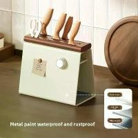 ราคา ชั้นวางมีดไม้บีชวินเทจ ชั้นเก็บของในครัวแบบหนา ที่เก็บมีดในตัว ที่ใส่มีดทำครัว เคาน์เตอร์ในครัวเรือน ชั้น วาง ของ คร่อม ตู้เย็น ชุด วาง ของ คิตตี้ ชั้น วาง รถเข็น ชั้น (1731911537943807875)