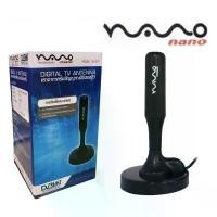 ราคา Nano เสาดิจิตอล เสาอากาศ รับสัญญาณทีวีนาโนรุ่น DA-001 ยาง ตู้เย็น สแตนบาย แอร์ หนวด กุ้ง สัญญาณ ทีวี รีโหมด สั่น โทรทัศน์ (1732127370088711625)