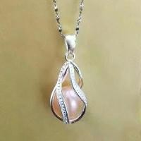 ราคา กรงล็อกเกตมุก รูปทรงหยดน้ำตาแบบบิดเกลียว เหมาะสำหรับสร้อยข้อมือ DIY สร้อยคอ ต่างหู (1732006666254714848)