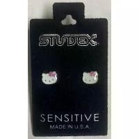 ราคา ต่างหูคิตตี้ Kitty ต่างหูStudex สำหรับผิวแพ้ง่าย สแตนเลสแท้นำเข้าจากUSA สินค้าแนะนำ (1732002226623710346)