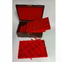 ราคา กล่องใส่พระลายไม้ แบบ3ชั้น54ช่อง พร้อมส่งกล่องกำมะหยี่ใส่เครื่องประดับ กล่องใส่เครื่องประดับ เก็บ แหวน ต่างหู สร้อยมือ คอ จี้ เพรชทอง พลอย ของชำร่วย (1731986376471054149)