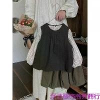 ราคา เสื้อผ้าเด็ก ชุดสูทสามชิ้นสไตล์ตะวันตก เกาหลีใต้ เสื้อเชิ้ตลายทางแขนฟอง กางเกงขากว้าง เสื้อกั๊ก แฟชั่น สำหรับเด็ก เสื้อ กล้าม เด็ก ถุงเท้า ลูกเสือ ผู้ หญิง กางเกง นัก เรียน ตราสมอ (1731543155788514643