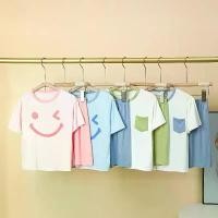 ราคา ชุดแขนสั้นเด็ก วัสดุโมดอล เหมาะสำหรับฤดูร้อน สำหรับเด็กชายและเด็กหญิง ชุดนอนบาง เสื้อยืด แอร์ เครื่องปรับอากาศ ชุดอยู่บ้าน เสื้อโปโล โรงเรียน กางเกง ทหาร เด็ก ชุด นอน เด็ก (1731970519087220269)