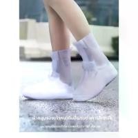 ราคา รองเท้าบูทกันฝนสำหรับใช้กลางแจ้ง กันน้ำ กันฝน กันลื่น หนาและทนทาน ทำจากซิลิโคน เหมาะสำหรับผู้ใหญ่ เหมาะสำหรับวันที่ฝนตก รองเท้าบูทกันฝนครึ่งขอบสูง ถุงเท้า กัน ฝน ถุงเท้า กัน ฝน (1731574033471735385)