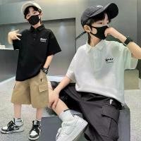 ราคา เสื้อโปโลเด็กผู้ชาย, Piqué ผ้าฝ้าย, เสื้อยืดแขนสั้น, แจ๊กเก็ตฤดูร้อน, เสื้อเด็กผู้ชายมีสไตล์, เหมาะสำหรับเด็กใหญ่, ชุดฤดูร้อน ผ้า โทเร ชุด ฮาวาย เด็ก ชุด นักเรียน อิสลาม ถุง (1731453732602808203)