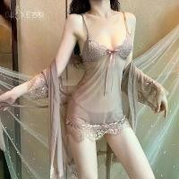 ราคา ชุดชั้นในสามชิ้น พลัสไซส์ สิ่งล่อใจเซ็กซี่ แต่งลูกไม้ สายรัดโปร่ง ชุดนอนสายเดี่ยว พร้อมเสื้อคลุม 006B ฟองน้ํา บังทรง กางเกง ใน เก็บ พุง หมาน้อย ถุงเท้า ขน ฟูนุ่ม ๆ บรา 3 ดี ผู้ หญิง (17321699919485030
