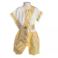 ราคา Xishuangbanna ฤดูร้อน Dai Boys สูทไทย Cucurbit ขลุ่ย ประสิทธิภาพ น้ำกระเซ็น เทศกาล เสื้อผ้าชาติพันธุ์ ท่องเที่ยว ชุดภูไทเด็กผู้ชาย ชุด ลิเก (1730909167671217043)