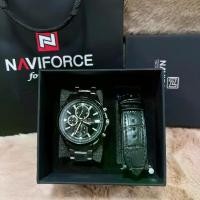 ราคา นาฬิกา Naviforce ชาย สายเลส+สายหนัง 2 ระบบ รุ่น NF9089 (1729548775874791729)