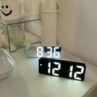 ราคา นาฬิกา LED อัจฉริยะ, นาฬิกาคอนโซลควบคุมด้วยเสียง, นาฬิกาปลุกดิจิตอลเงียบข้างเตียง, นาฬิกาดิจิตอลอิเล็กทรอนิกส์ตั้งโต๊ะ, นาฬิกาปลุกตั้งโต๊ะ, นาฬิกาปลุกปลุก, [COD] (1731780100487021832)