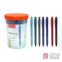 ราคา ส่งฟรี. Quantum ปากกา ปากกาน้ำเงิน ปากกาโหล ปากกาลูกลื่น 100 Hitz 1.0 จำนวน 50 ด้าม (1731796516038608423)