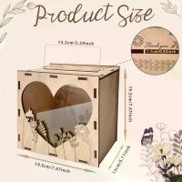 ราคา กล่องการ์ดแกะสลักดอกไม้หน้าต่างโปร่งใสรูปหัวใจไม้เทียม สไตล์วินเทจ เหมาะสำหรับงานแต่งงาน ปาร์ตี้ วันเกิด ของขวัญรับปริญญา แกนกลางสไตล์คันทรี กล่องเก็บของสวยงาม ดีไซน์ทนทาน งานศิล (1732165603870410737)