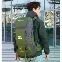 ราคา กระเป๋าเป้เดินทาง ใหม่ ความจุ 50L เหมาะสำหรับการตั้งแคมป์ ผู้ชาย กระเป๋าเดินป่า ขนาดใหญ่ กันน้ำ กีฬากลางแจ้ง กระเป๋าเป้ เหมาะสำหรับปีนเขาและกิจกรรมปีนเขา (1731744606297294331)