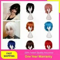 ราคา วิกผมชาย QQXCAIW ผมสั้น มีสีดำ สีขาว สีม่วง สีบลอนด์ และสีแดง เหมาะคอสเพลย์และชุดอนิเมะ วิกผมฮาโลวีน ผมสังเคราะห์ มีหน้าม้า ผู้ชาย YK2 (1730388692345391946)