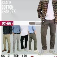 ราคา US-680 กางเกงสแลค [มี 6 สี] ผ้ายืด Cotton Spandex Man Clothing ผู้ชาย สแล็ค (1732007073938900020)