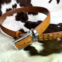 ราคา เข็มขัดหนังจระเข้แท้ ผู้ชาย กระดูกคู่ แถมพวงกุญแจมือจระเข้ รับประกันสินค้า ไม่แท้ยินดีคืนเงิน (1729600895448287420)