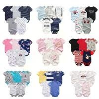 ราคา ส่งไวจากไทย ชุดจั๊มสูท บอดี้สูท สําหรับเด็กทารก ผู้ชาย และผู้หญิง อายุ 0-12 เดือน 5 ชิ้น สินค้าขายดี (1731320233153365811)