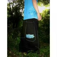 ราคา กางเกงยีนส์ปักลาย JNCO ลายไฮสตรีท Unisex สไตล์ยุโรปและอเมริกา กางเกงยีนส์ขากว้างทรงหลวม สไตล์ฮิปฮอป กางเกงยีนส์ ขาสั้น ผู้ชาย jape nese denim (1731675691856266414)