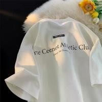 ราคา เสื้อยืดตัวอักษร แบรนด์สตรีท ทรงหลวม อเนกประสงค์ แขนสั้น สไตล์อเมริกัน ดีไซน์ย้อนยุค อินเทรนด์ เหมาะสำหรับสไตล์แฟชั่นเสื้อผ้าข้างถนน ครึ่งแขน Clothing Man ผู้ชาย เสื้อ ยืดงาน ป้าย เสื้อ สกรีนสวยๆ (173