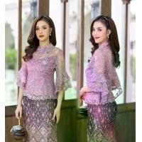 ราคา CHANIDA เสื้อลูกไม้พรีเมี่ยม ทรงคอกลม แขนอรชร 2 ชั้น (รหัส 8272) *ราคานี้เฉพาะเสื้อ* Women ผู้หญิง Clothing เสื้อลูกไม้ เสื้อออกงาน (1731133053409331729)